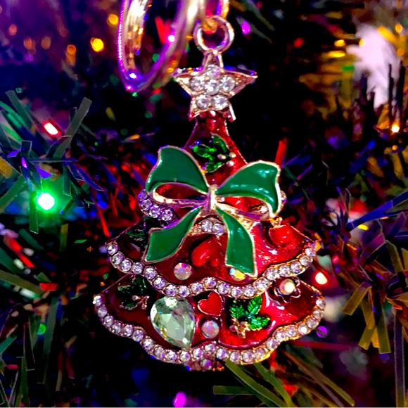 🎄🎄🎄 60% off Holiday Sparkly Christmas Tree Purse Charm-Key Chain! - Picture 4 of 6